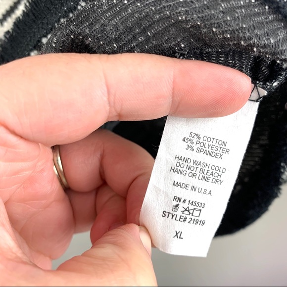 SOLDAnthropologie W5 Woven Top With Fringe Size XL - Picture 6 of 7